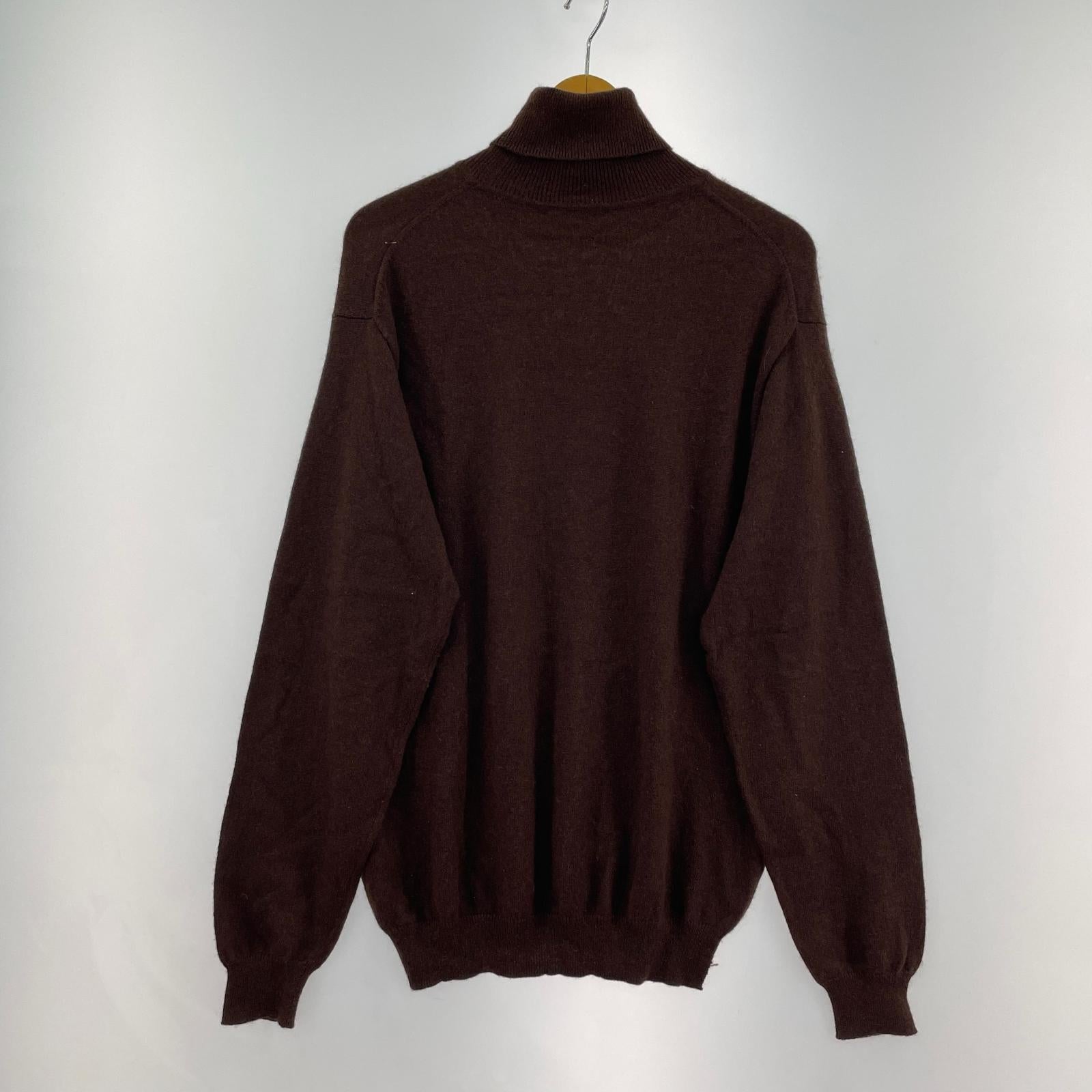 ニット Cashmere カシミヤ ニット 茶 M M