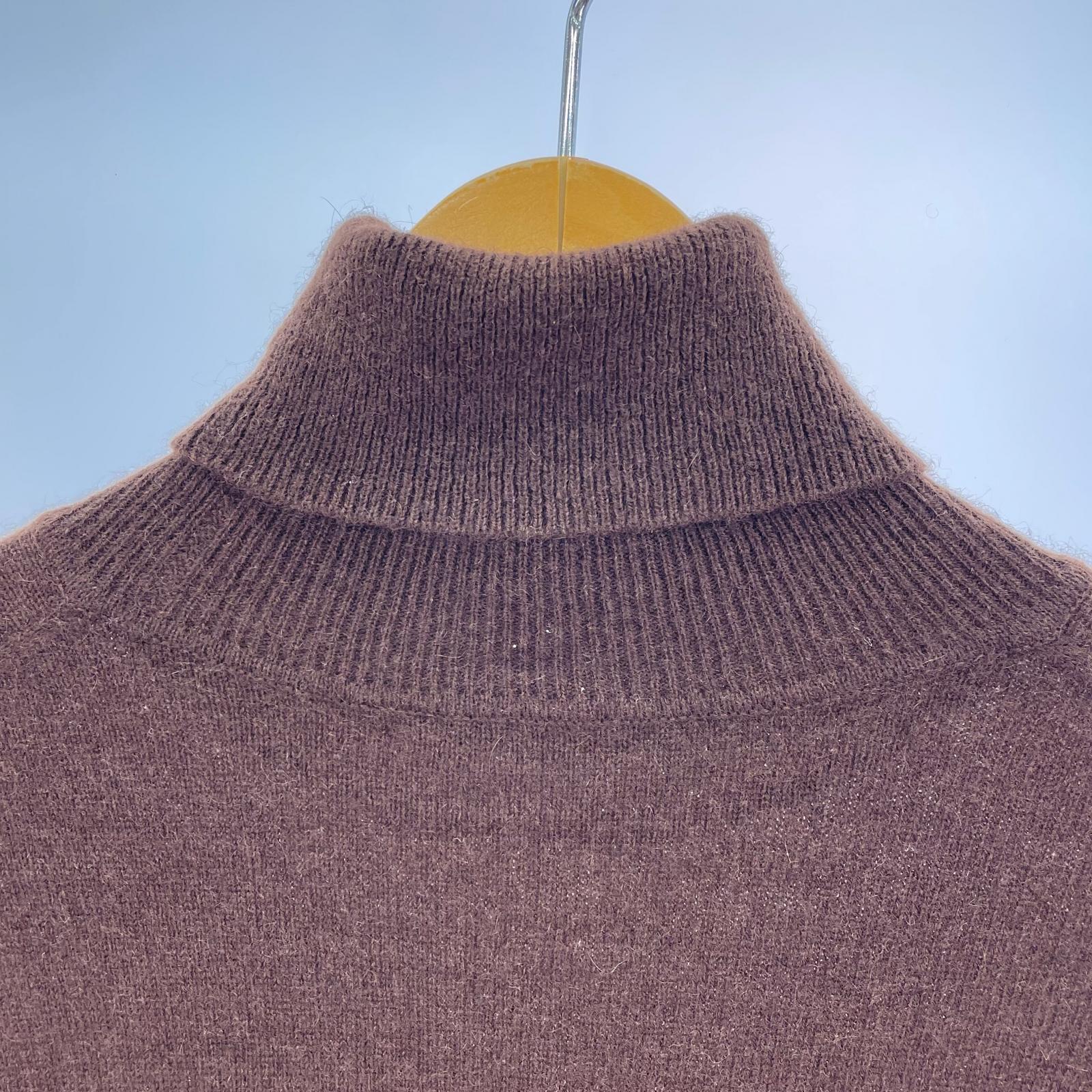 ニット Cashmere カシミヤ ニット 茶 M M