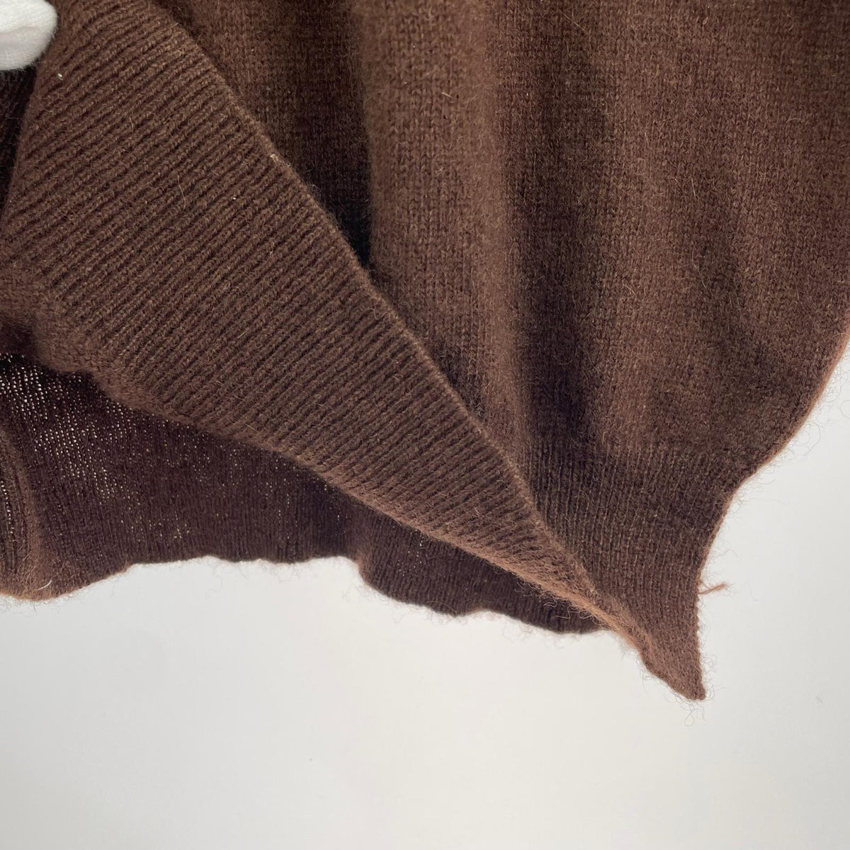 ニット Cashmere ｶｼﾐﾔ ﾆｯﾄ 茶 M M