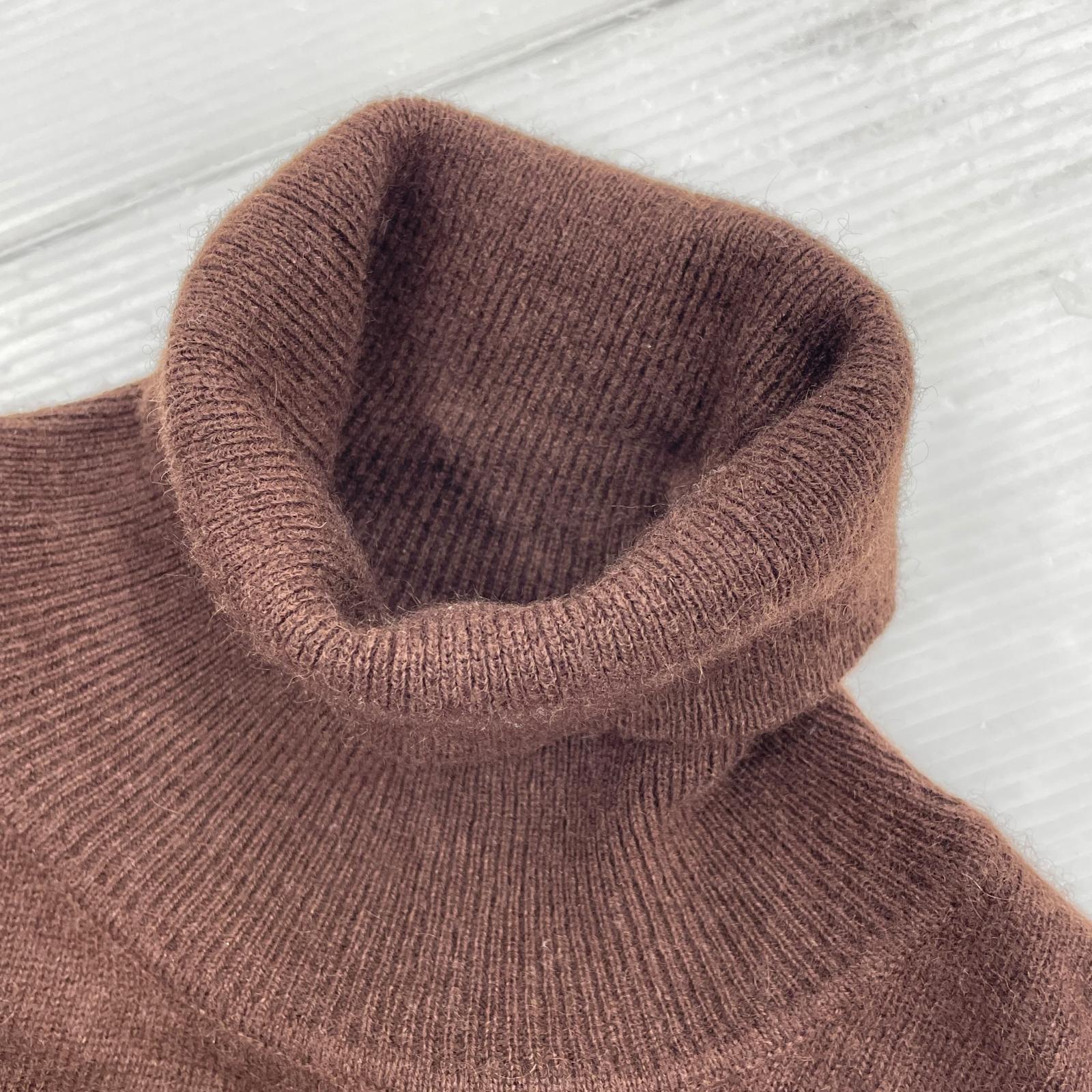 ニット Cashmere カシミヤ ニット 茶 M M