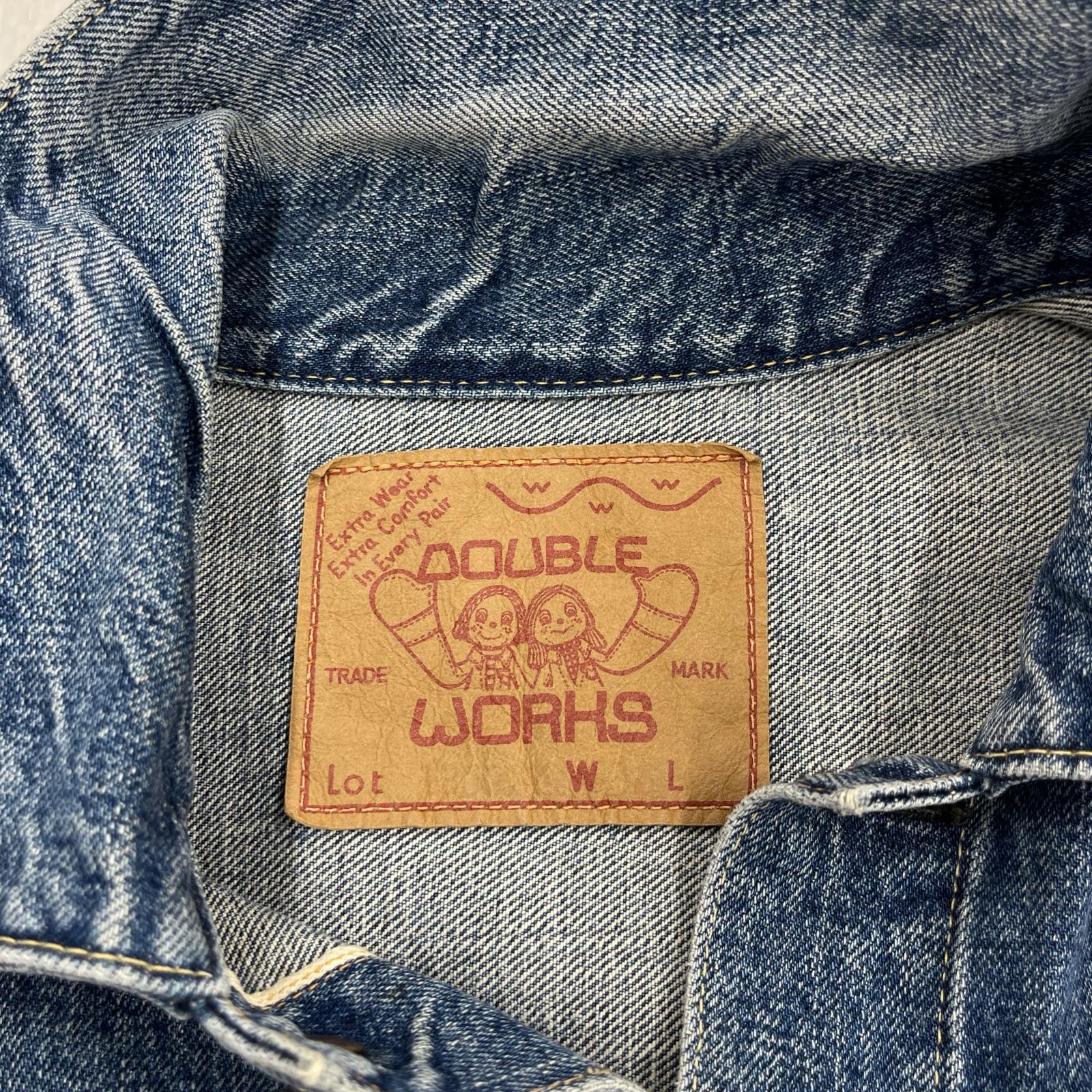 デニムジャケット DOUBLEWORKS 1stタイプ デニムジャケット (1) ブルー