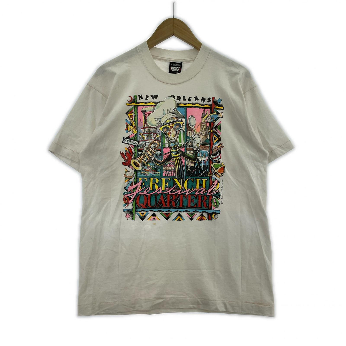 半袖Ｔシャツ 1990 FRENSH QUARTER 白(L) L ホワイト