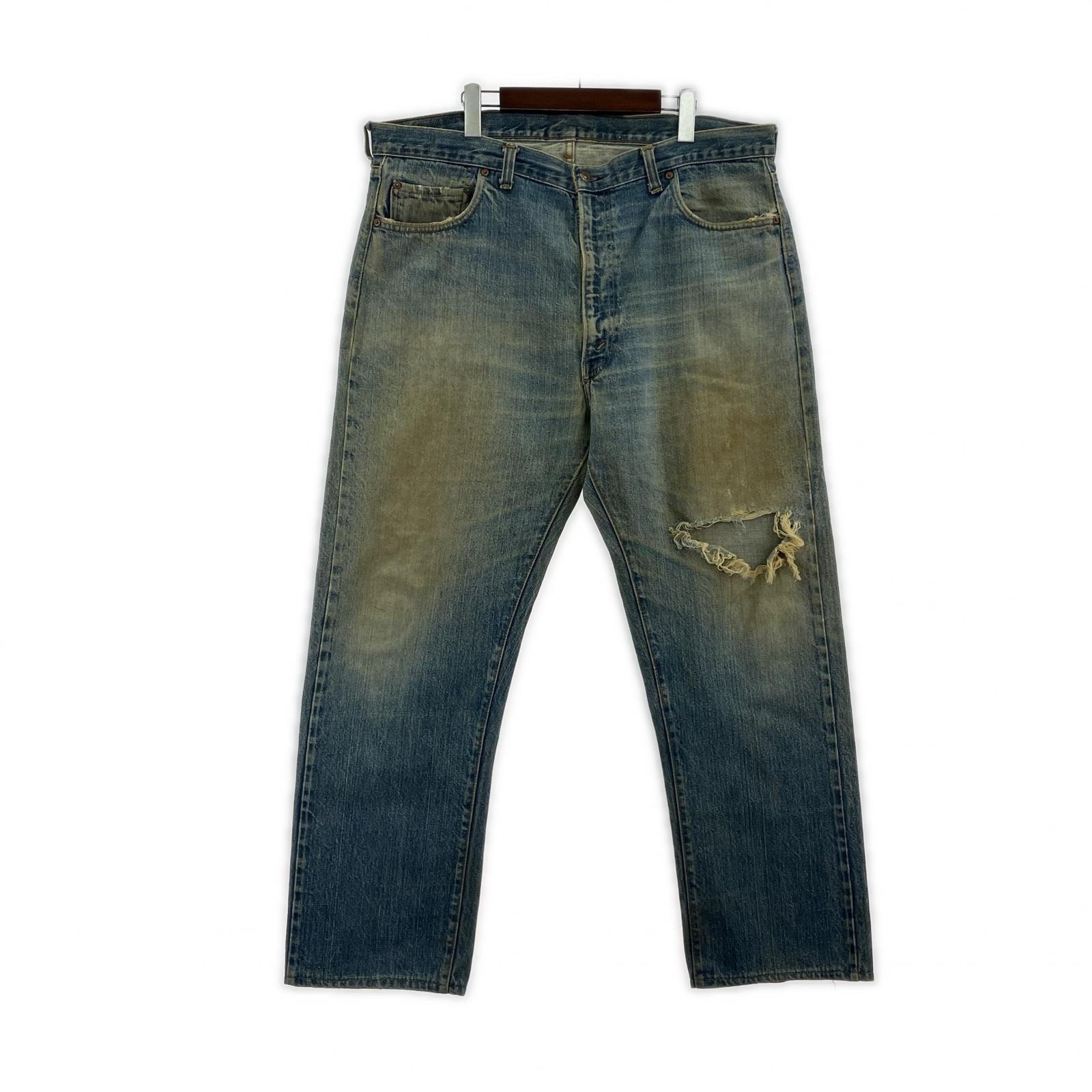 パンツ 70s 505-0217 42/32 ブルー