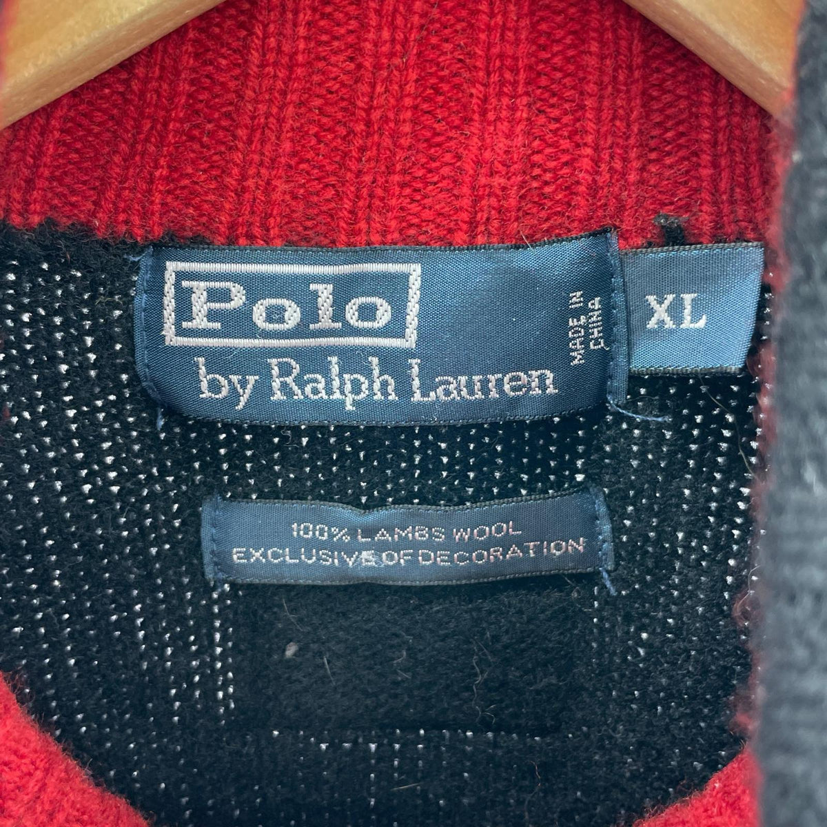 ニット POLO RALPH LAUREN ﾋﾞｯｸﾞﾎﾟﾆｰ ﾄﾞﾗｲﾊﾞｰｽﾞﾆｯﾄ ブラック