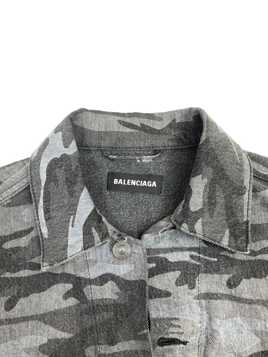 20AW LARGE CAMO PRINT DENIM JACKET