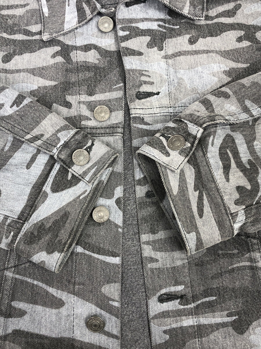 20AW LARGE CAMO PRINT DENIM JACKET