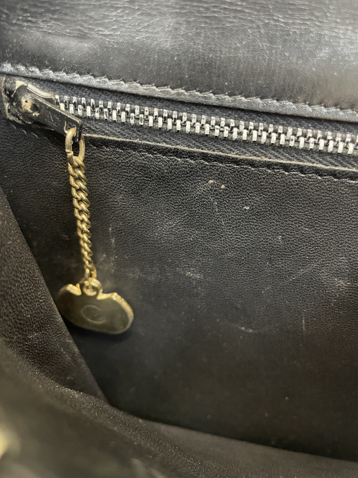 CELINE DIFFUSION 馬車金具 ショルダーバッグ ブラック
