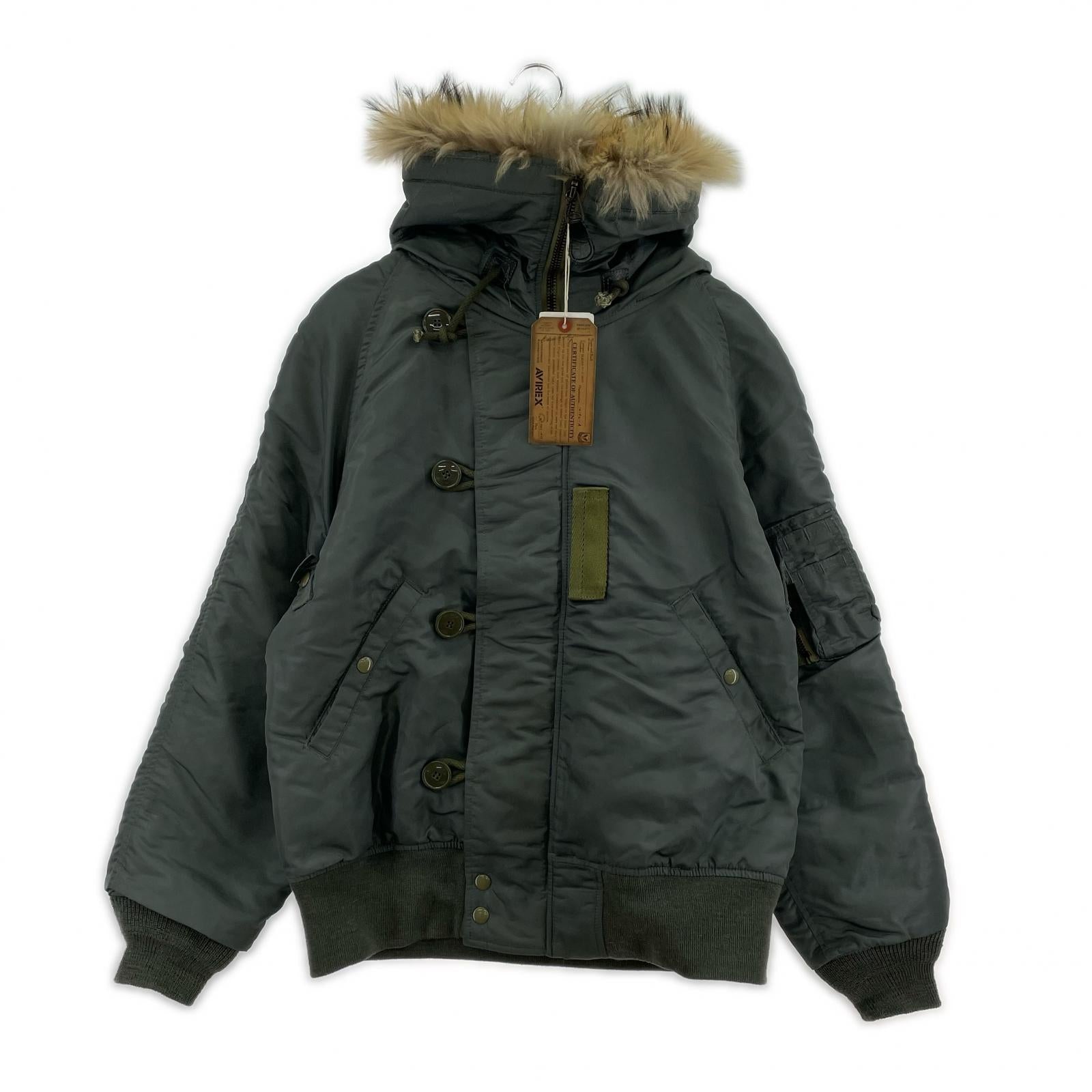 ジャケット N-2B VINTAGE フライトジャケット XL グリーン