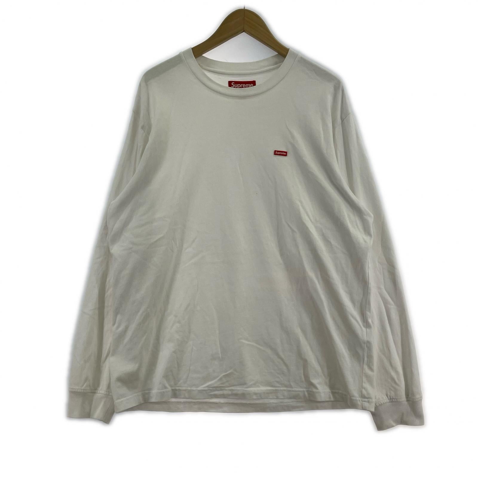 長袖Ｔシャツ Supreme 25ss small box logo L/S T-Shirt 白 (M) M ホワイト