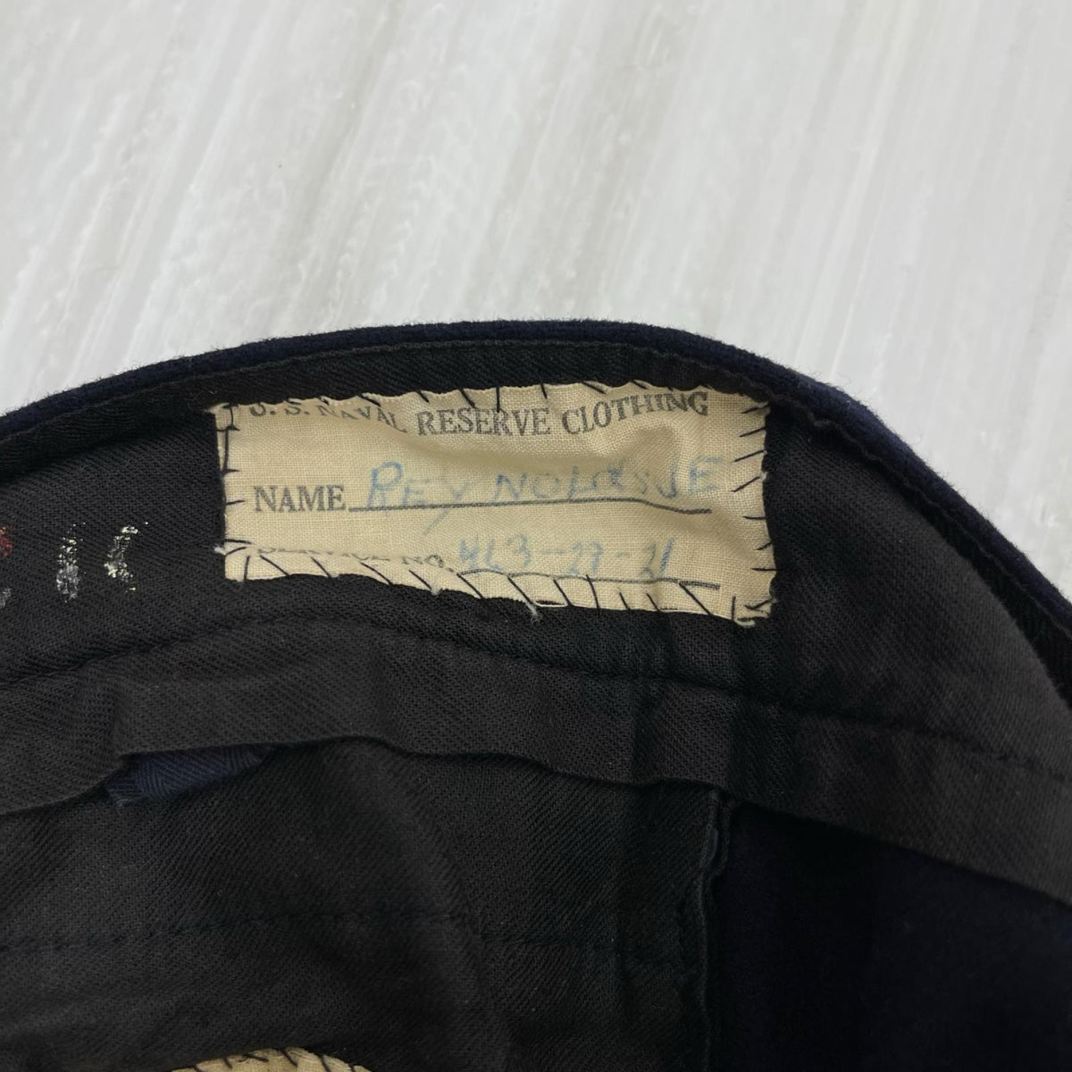 パンツ 40s U.S.NAVY ｾｰﾗｰﾊﾟﾝﾂ W31 ブラック