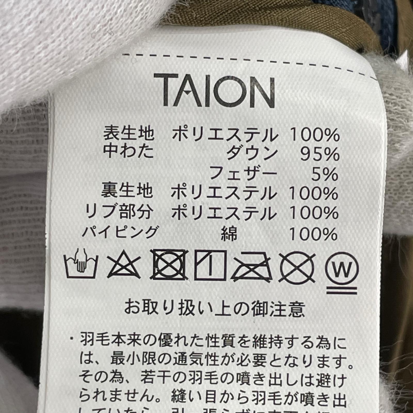 その他アウター TAION PULL OVER U-NECK TAION100ML-1 紺 (XXL) LL ネイビー