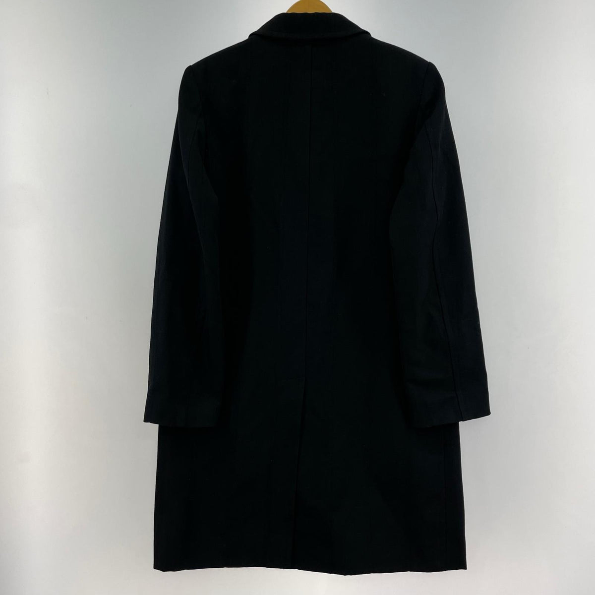 ジャケット COMME des GARCONS 本ライン ウールステンカラーコート M ブラック M ブラック