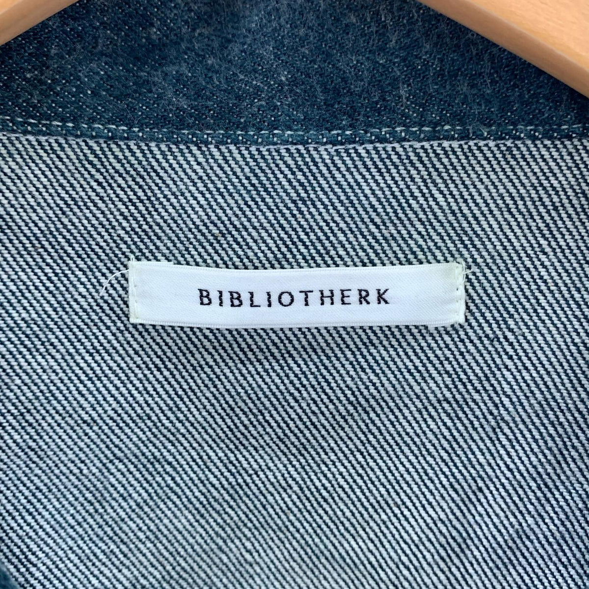 デニムジャケット BIBLIOTHERK 25AW REVERSIBLE JACKET 2 ブラック