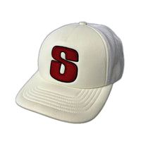 キャップ STUSSY Big S Trucker Cap WHT ホワイト