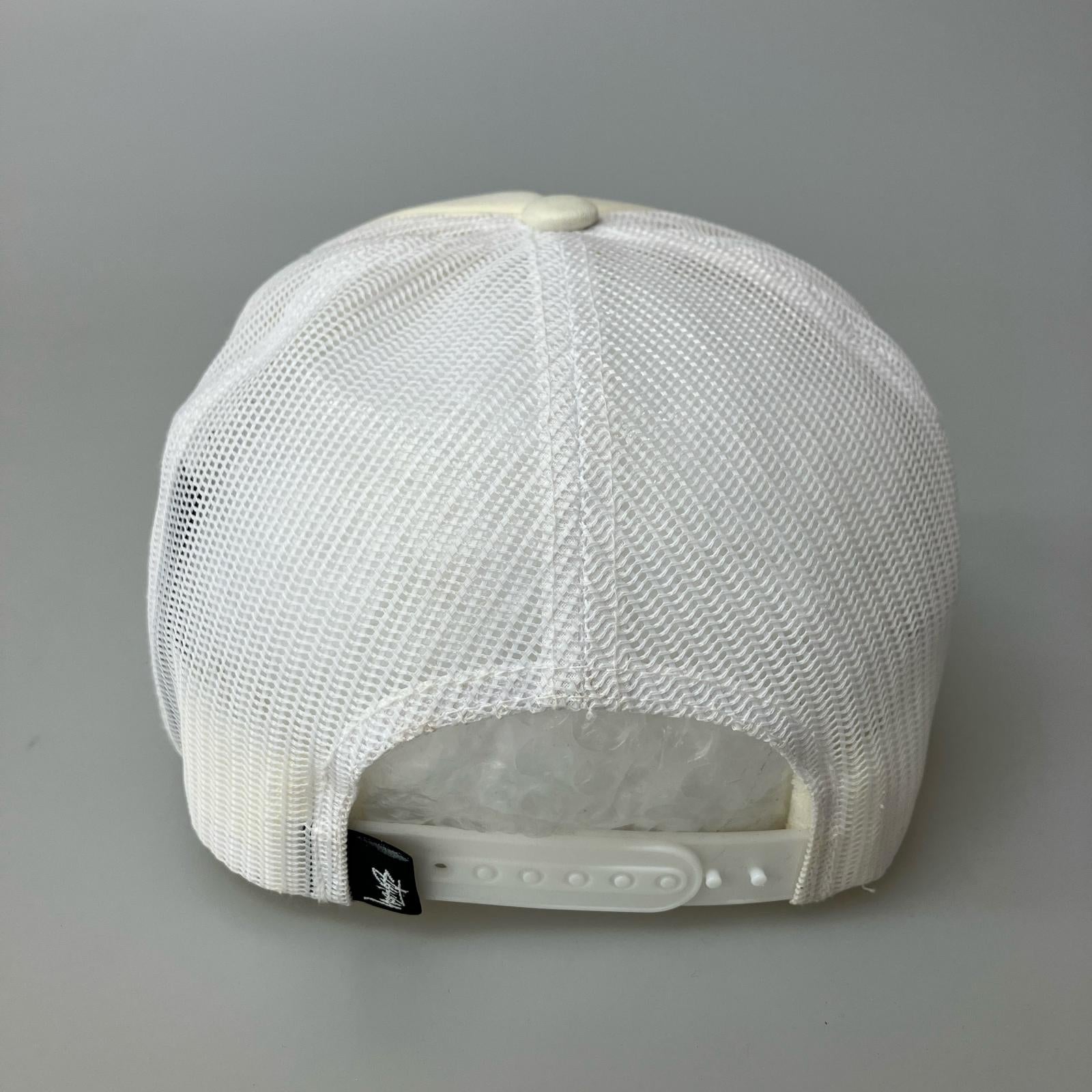 キャップ STUSSY Big S Trucker Cap WHT ホワイト