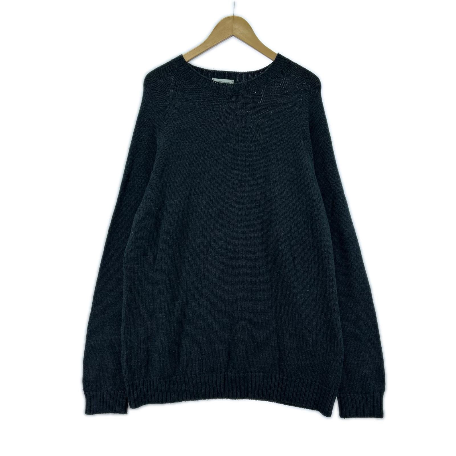ニット JOHN SMEDLEY ｳｰﾙﾆｯﾄ ｸﾞﾚｰ (XXL) ブラック