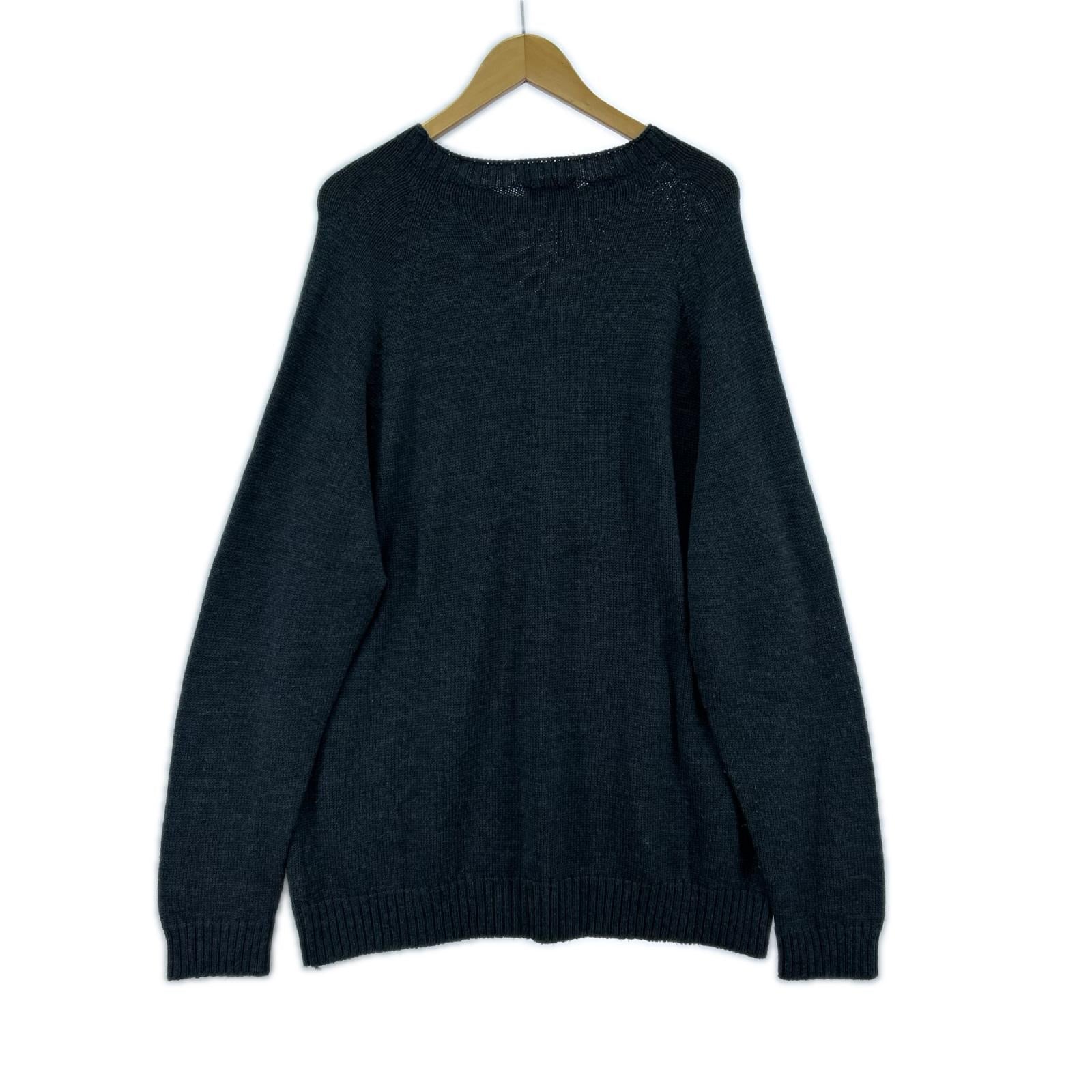 ニット JOHN SMEDLEY ｳｰﾙﾆｯﾄ ｸﾞﾚｰ (XXL) ブラック
