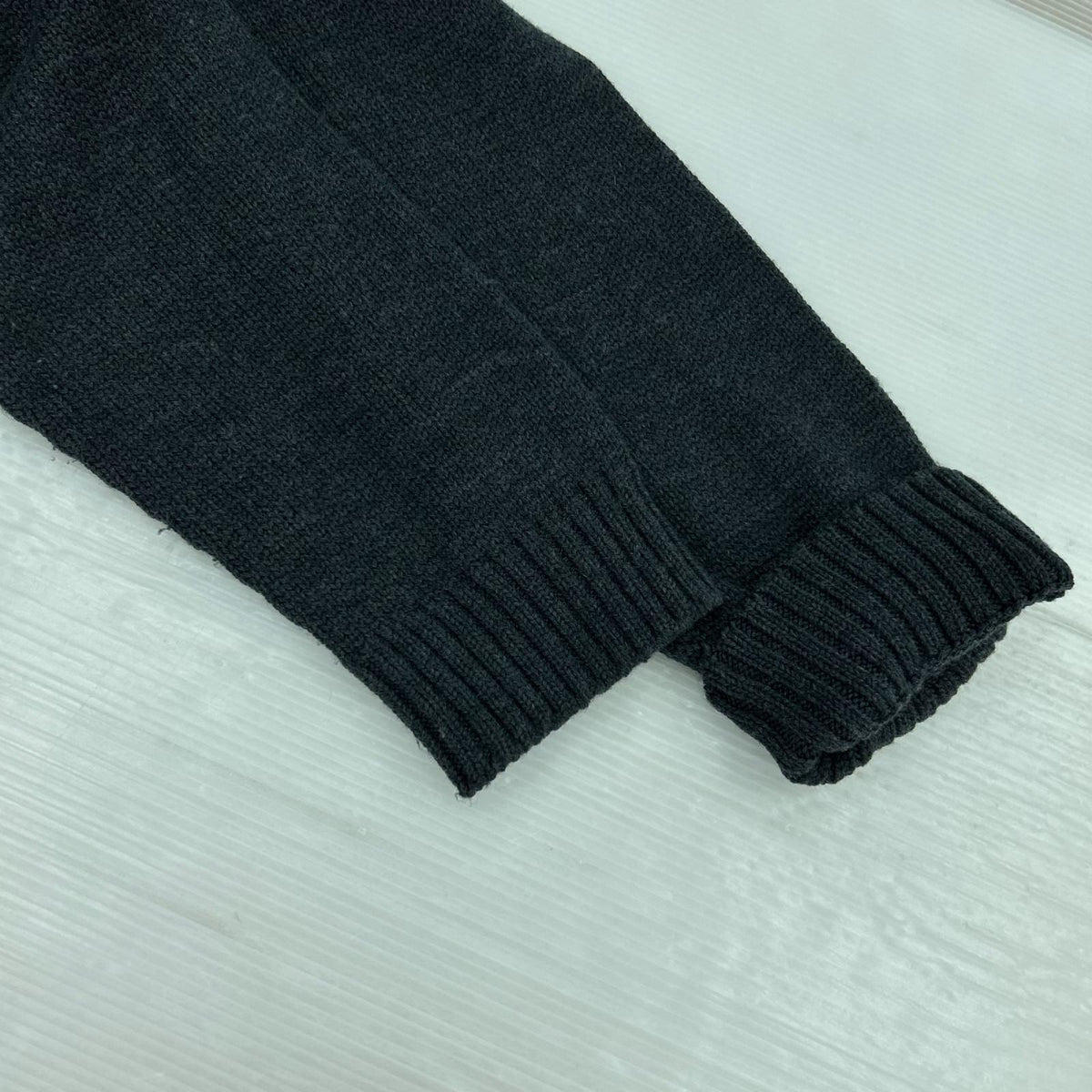 ニット JOHN SMEDLEY ｳｰﾙﾆｯﾄ ｸﾞﾚｰ (XXL) ブラック