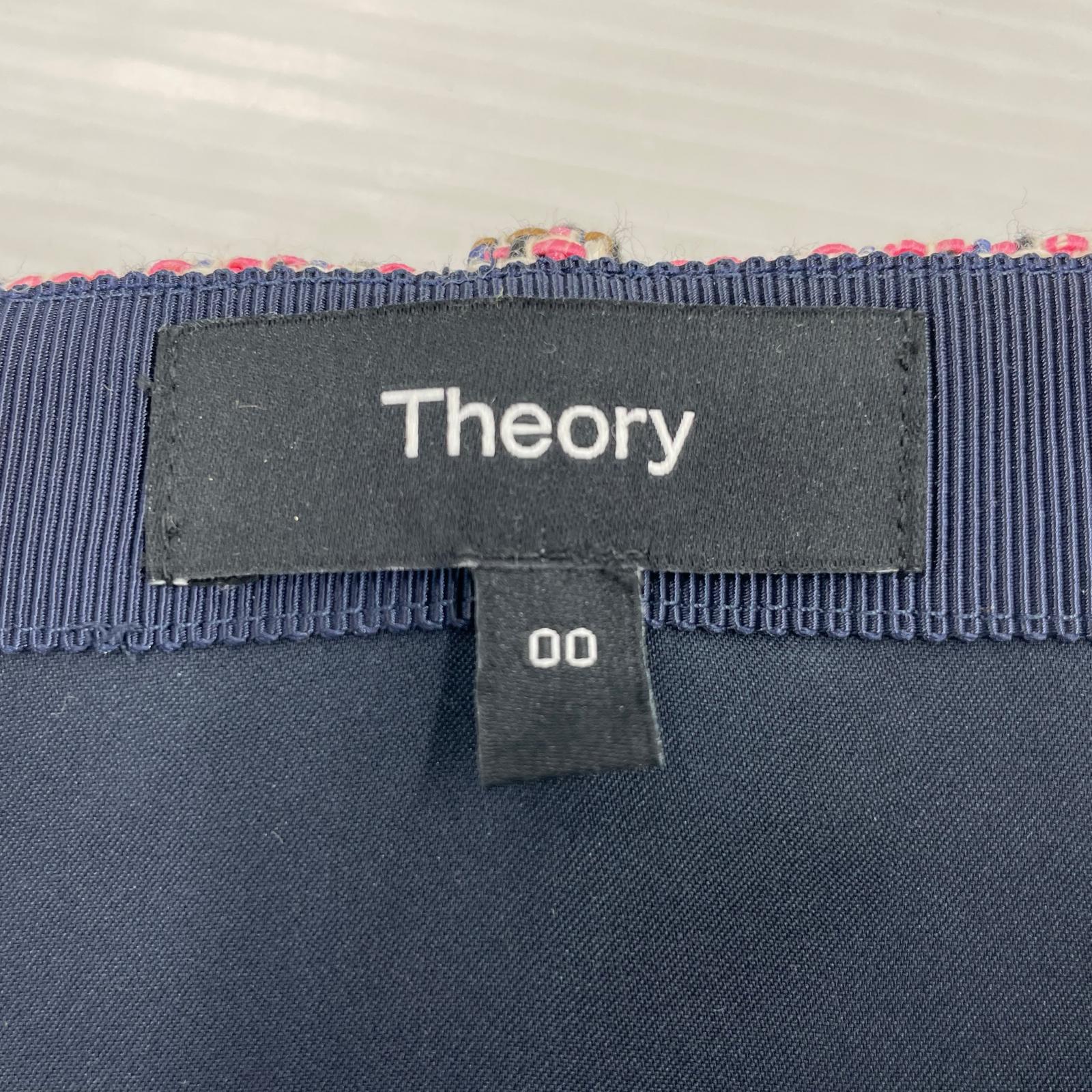 ミニスカート theory MULTICOLOR BELTED MINI SKIRT ピンク (00)