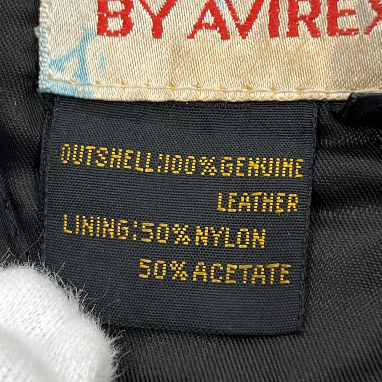 レザージャケット Leather Stadium Jacket S S ブラック