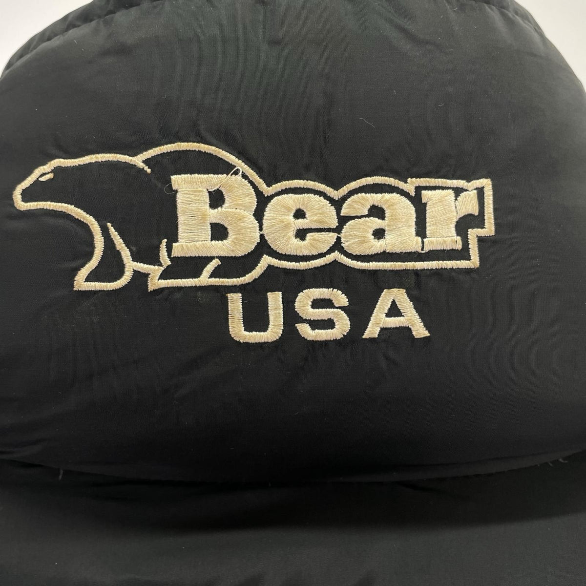 ダウンジャケット Bear USA ﾘﾊﾞｰｼﾌﾞﾙ 黒/黄 M