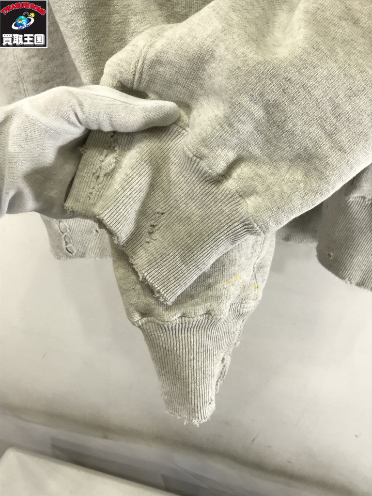 パーカー 25AW ZIP UP HOODIE(HEATHER WHITE) 1