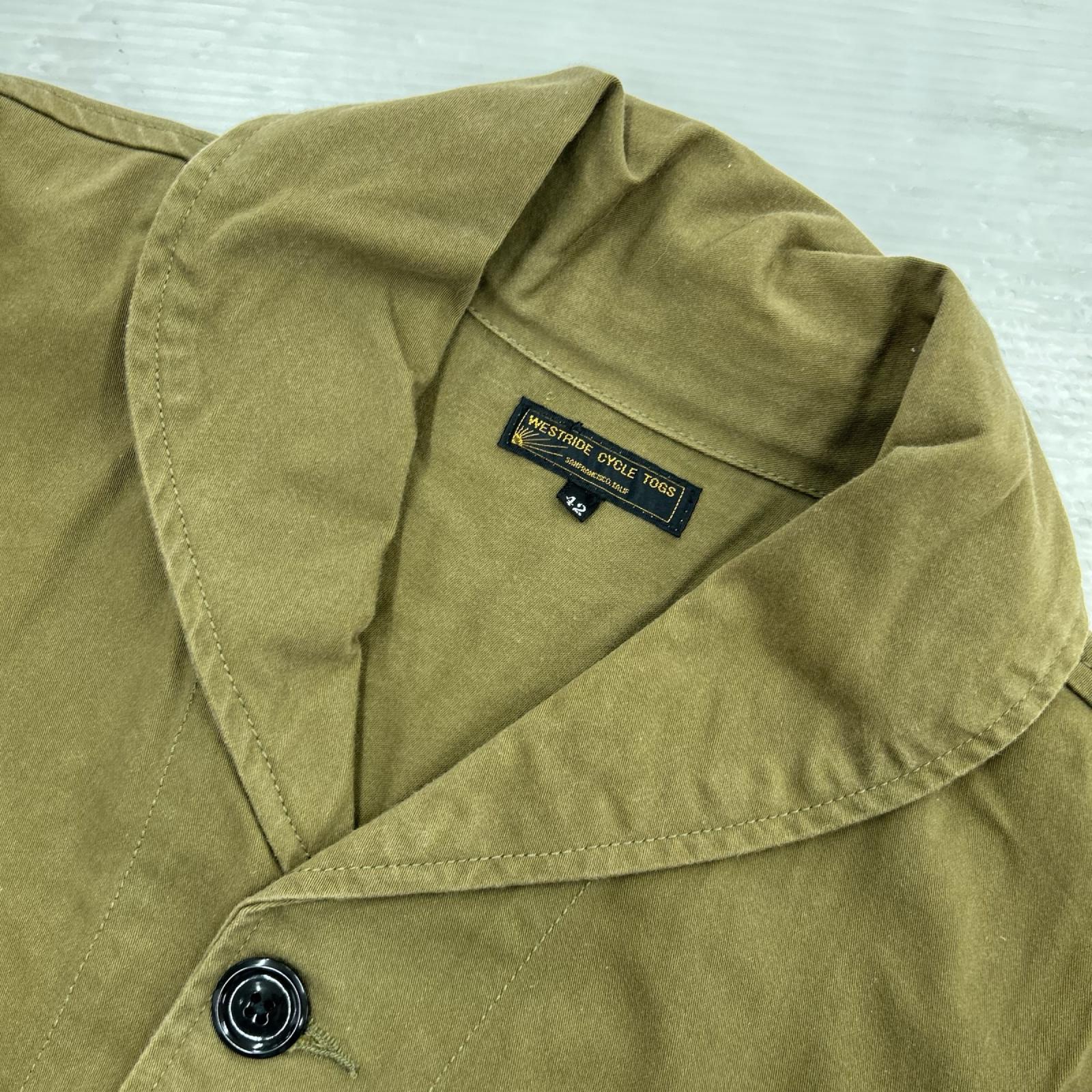 ジャケット CYCLE TOGS コットン カバーオール カーキ (42)