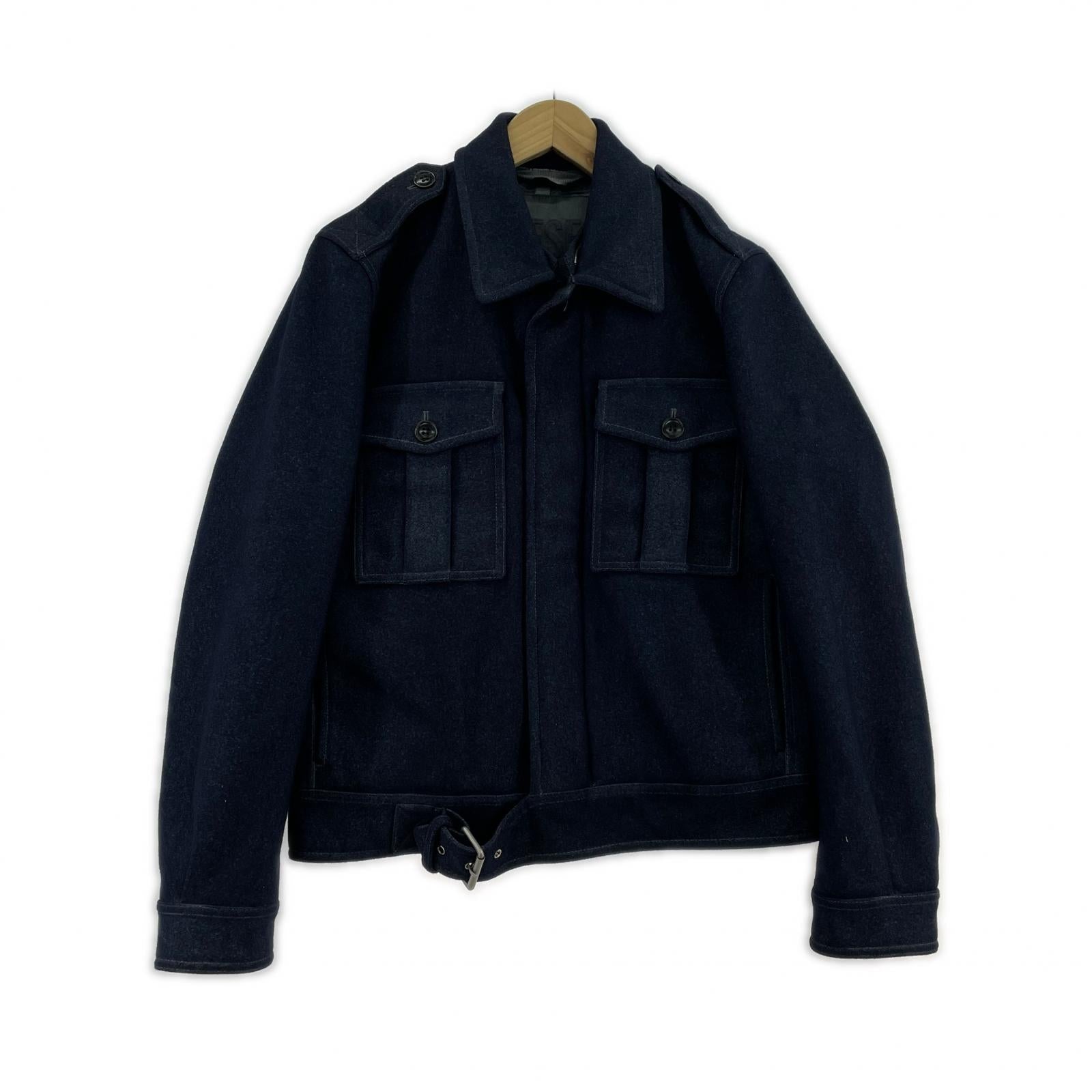 ジャケット ウールジャケット　ネイビー M ネイビー