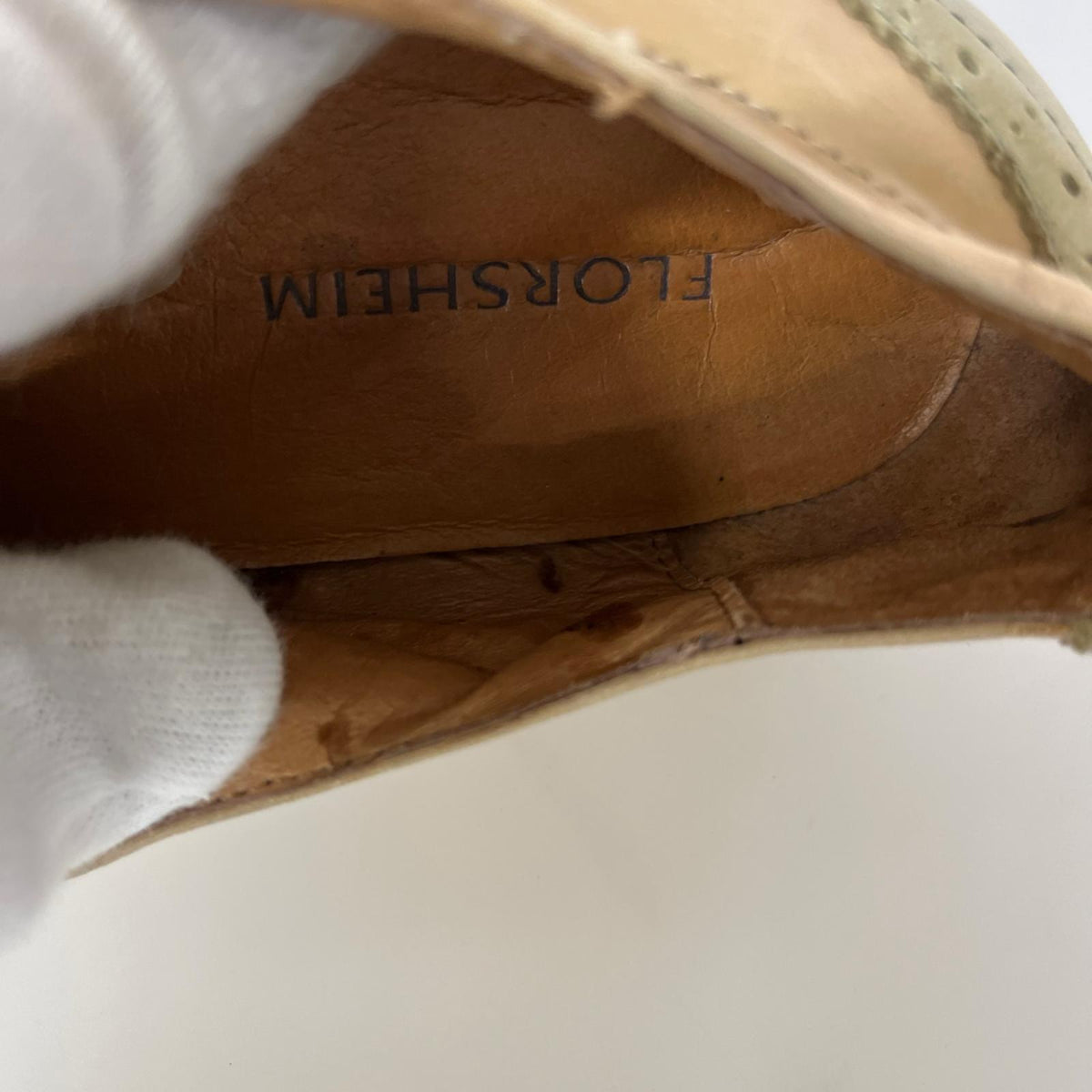 シューズ Florsheim ドレスシューズ 41 IVO ベージュ