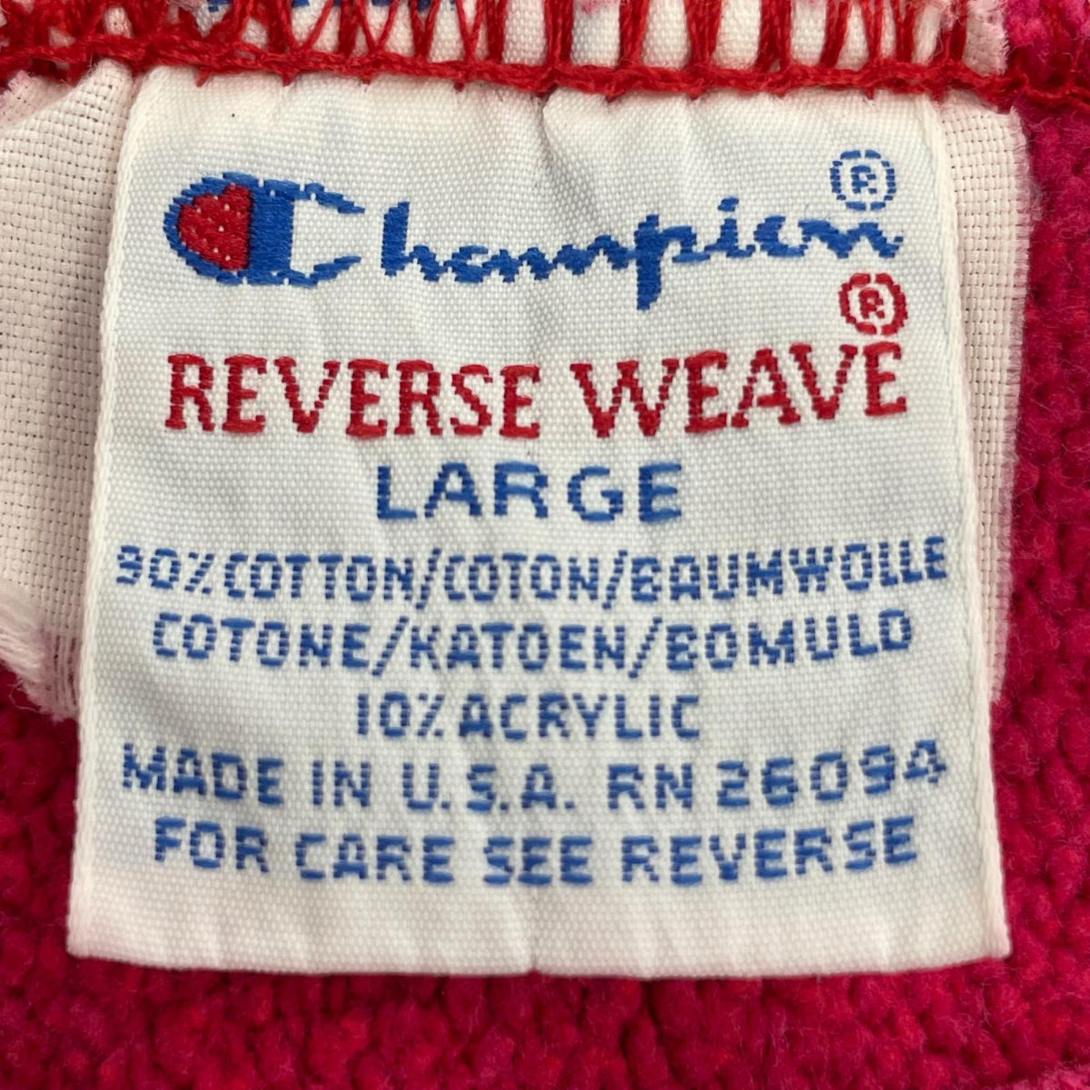 スウェット REVERS WEAVE 90s ﾋﾟﾝｸ（L） L ピンク