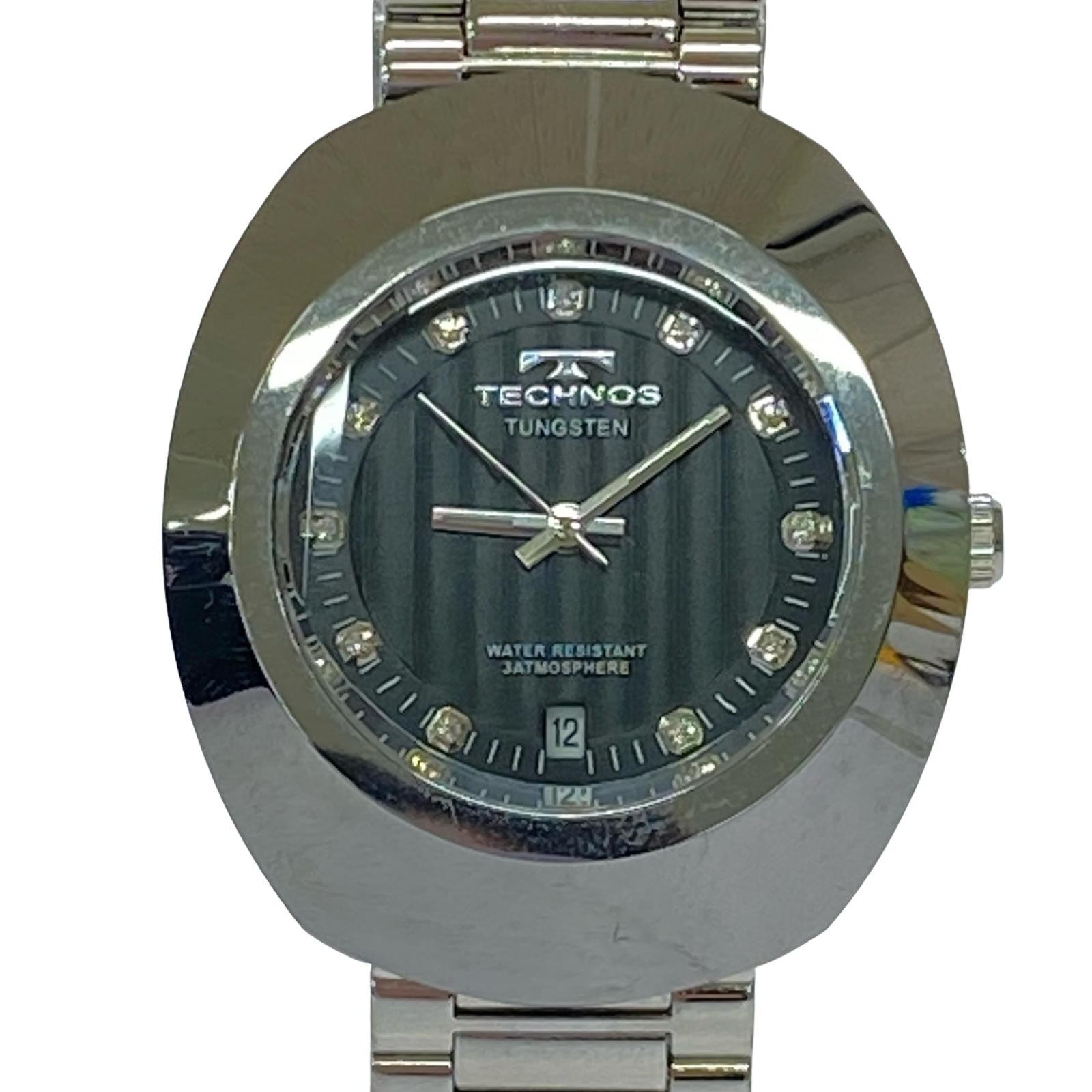 腕時計 technos t9c12 シルバー