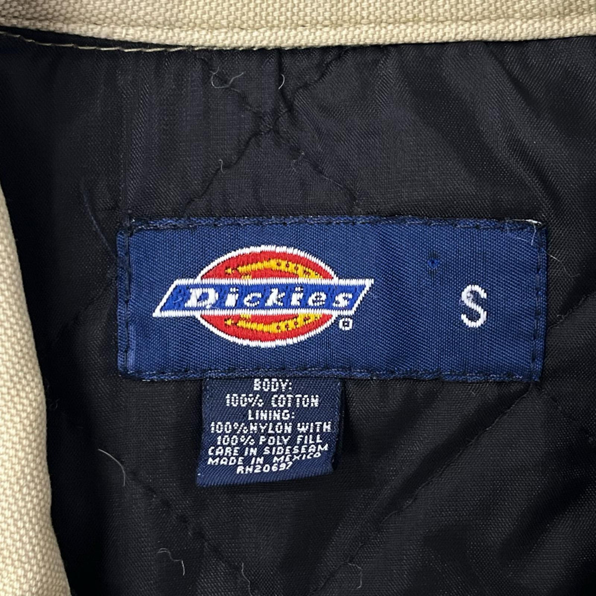 ジャケット 00s Dickies Mexico製 ワークジャケット S S ベージュ