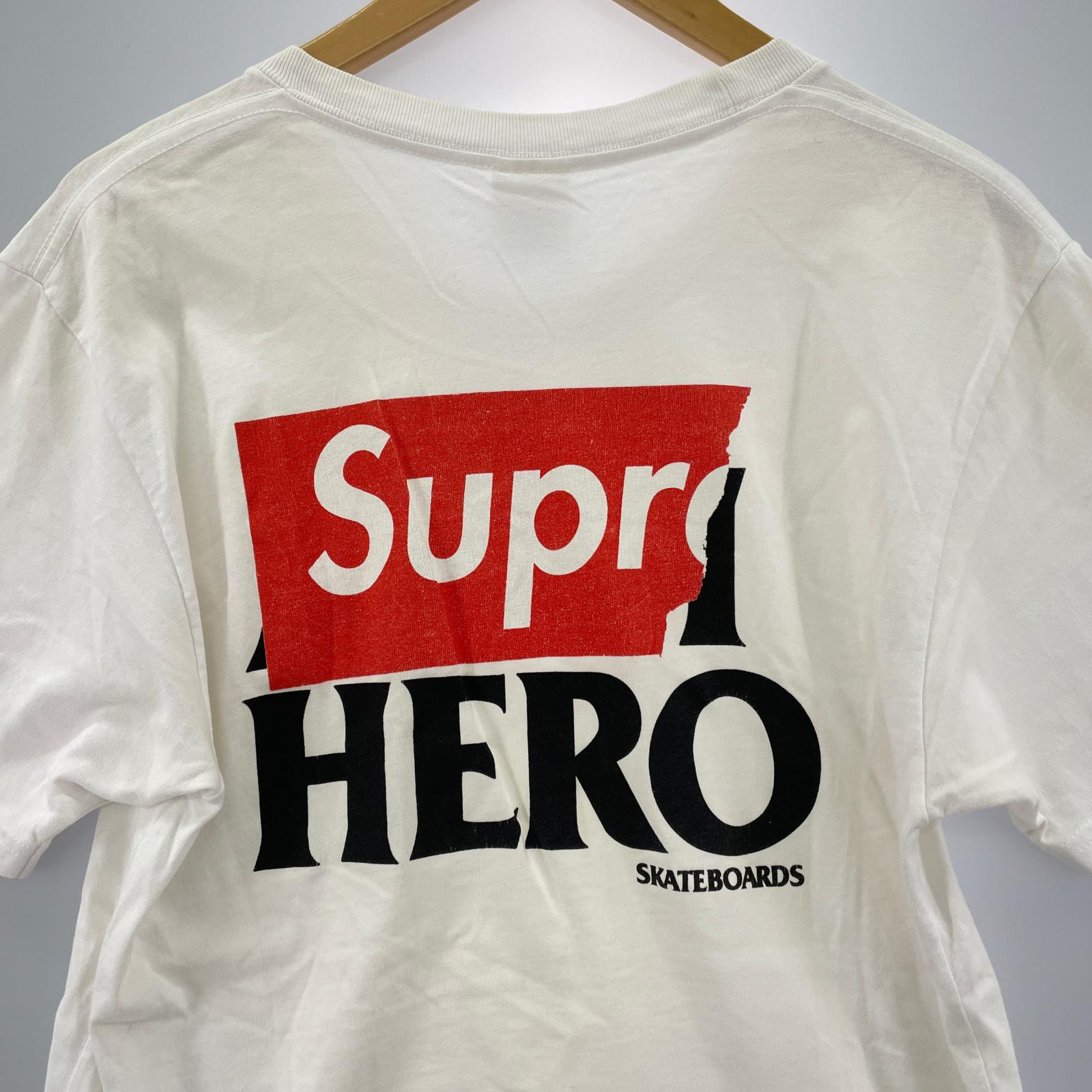 半袖Ｔシャツ ×ANTIHERO バックプリントS/Sカットソー　白 M ホワイト