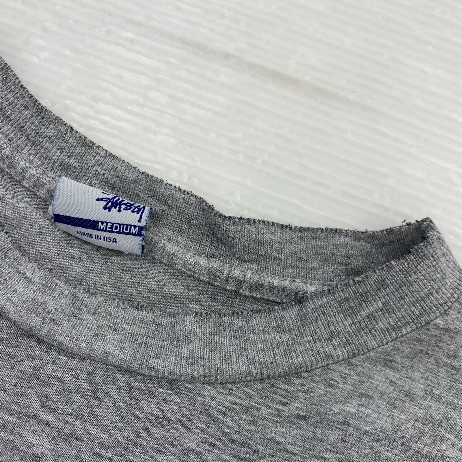 半袖Ｔシャツ 00s NEW YORK Print USA製 S/S Tee M GRY M グレー