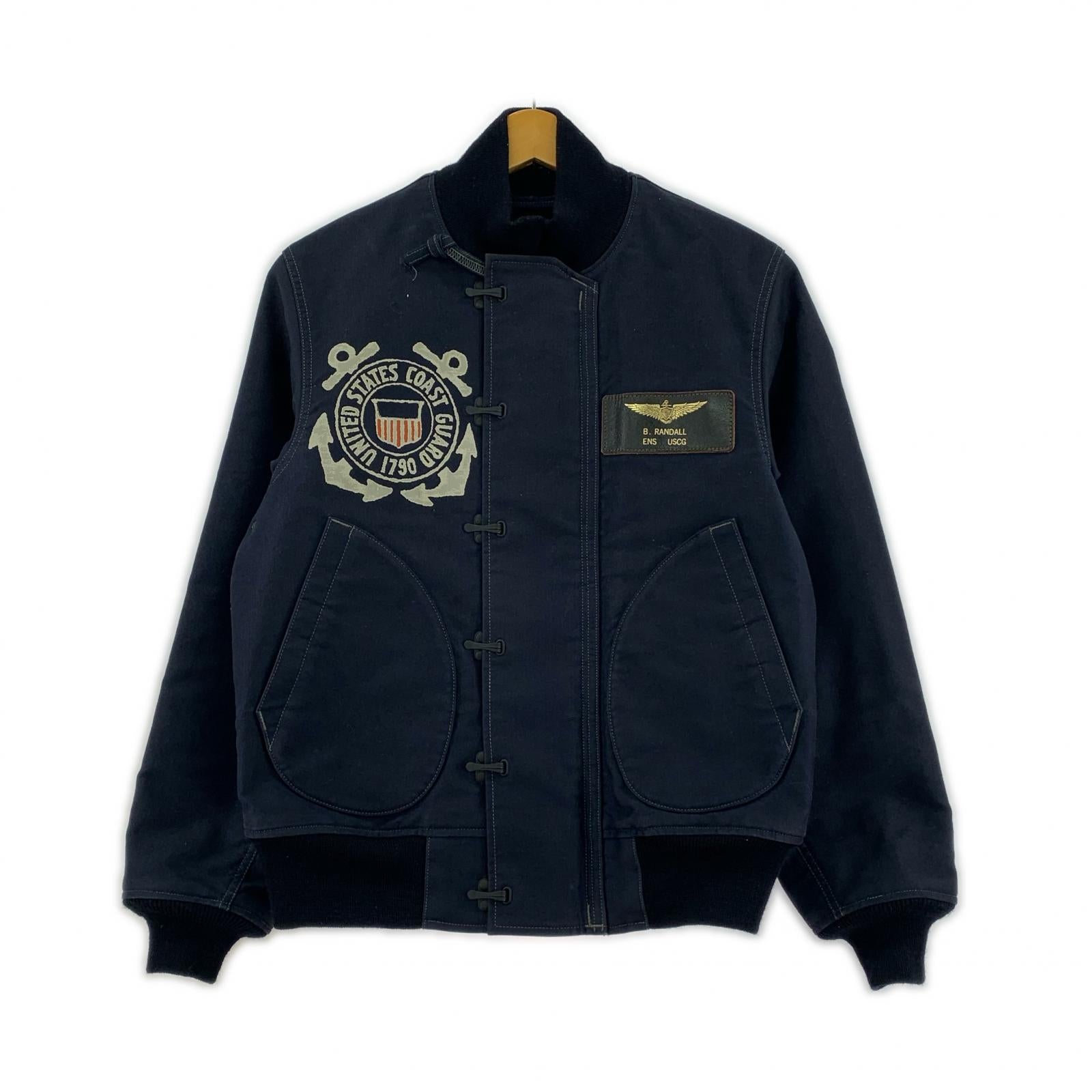 ジャケット U.S.NAVY DECK JACKET FRONT HOOK 36 ネイビー