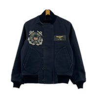 ジャケット U.S.NAVY DECK JACKET FRONT HOOK 36 ネイビー