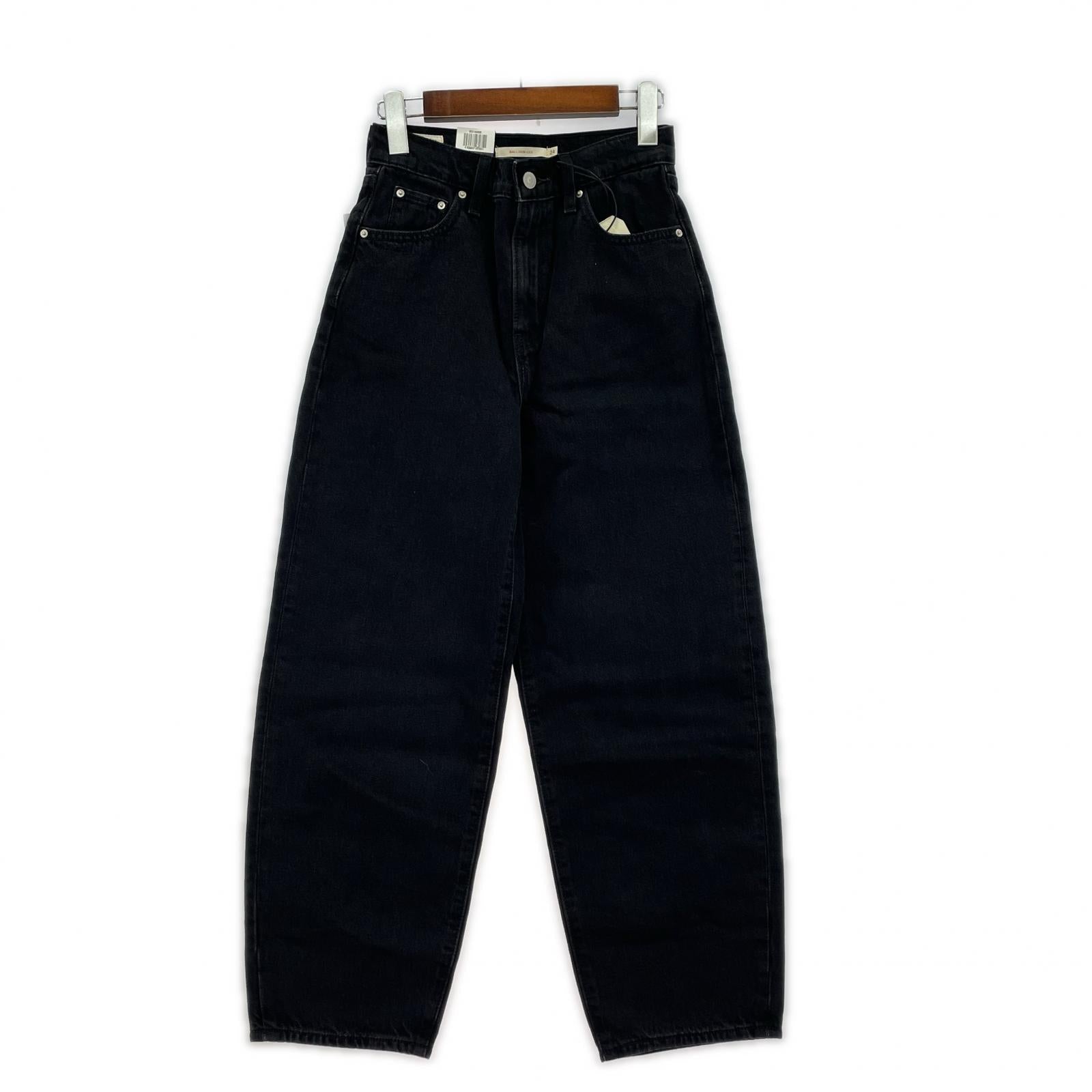 デニムパンツ × BEAMS バルーンジーンズ ブラック 24 ブラック