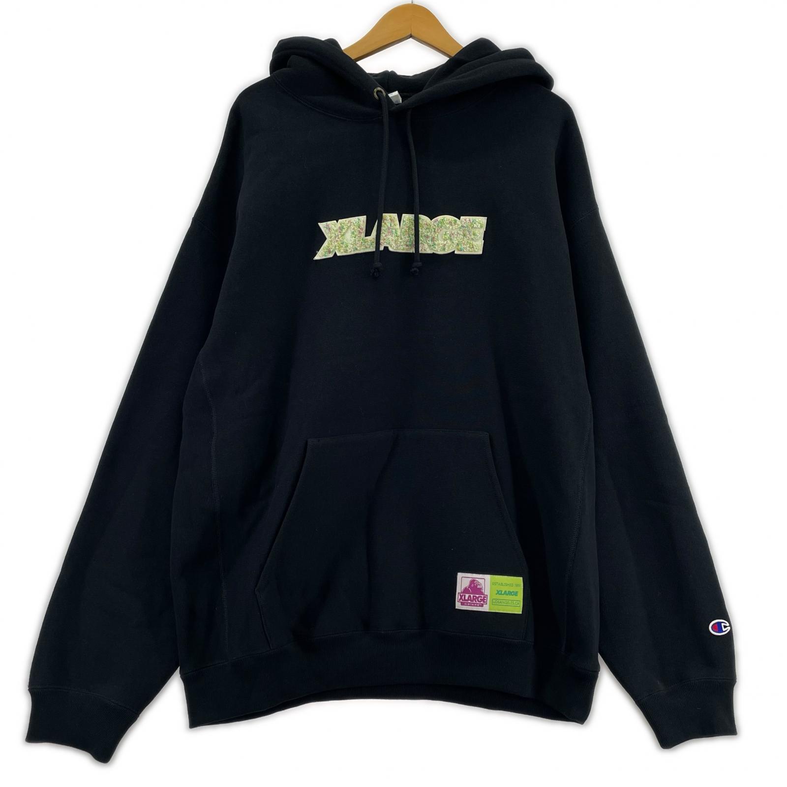 パーカー ×Champion RW (XL) 黒 ブラック