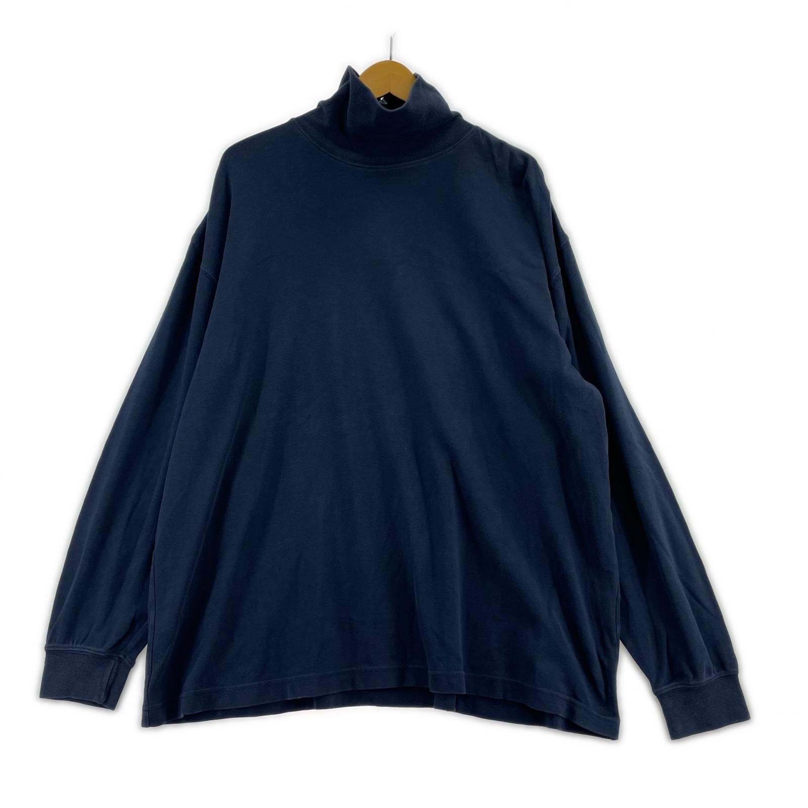 長袖Ｔシャツ ST.JOHN'S BAY タートルネックカットソー 紺 (XL) ネイビー
