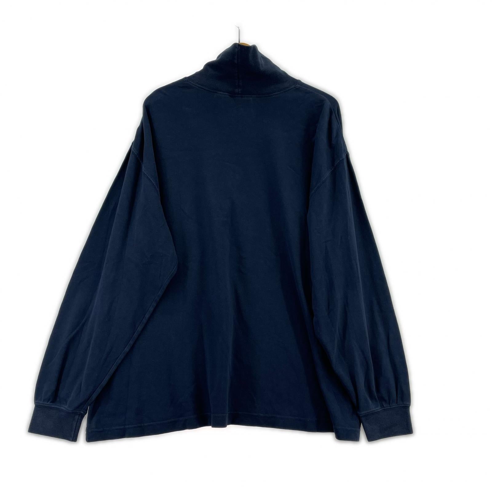 長袖Ｔシャツ ST.JOHN'S BAY タートルネックカットソー 紺 (XL) ネイビー
