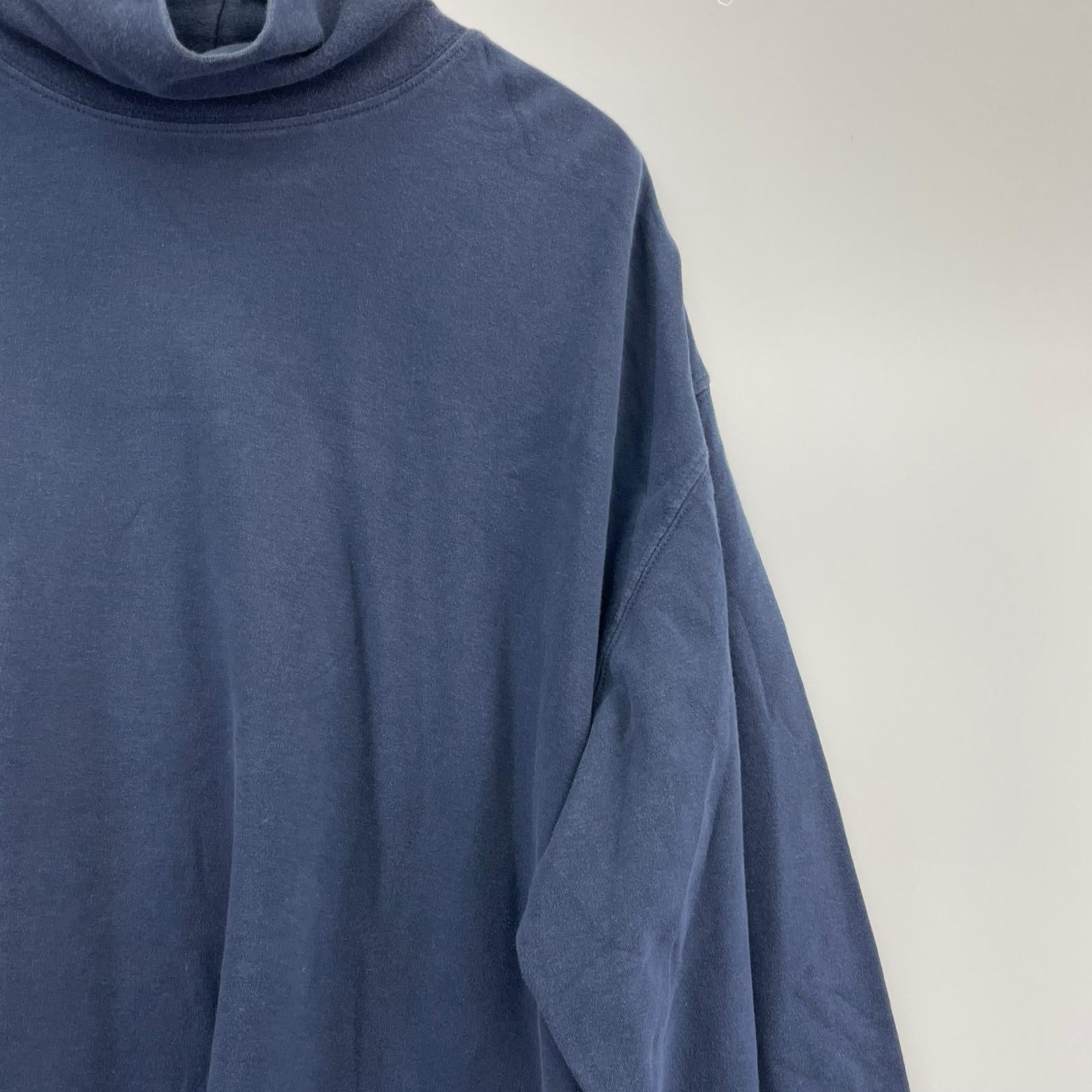 長袖Ｔシャツ ST.JOHN'S BAY タートルネックカットソー 紺 (XL) ネイビー