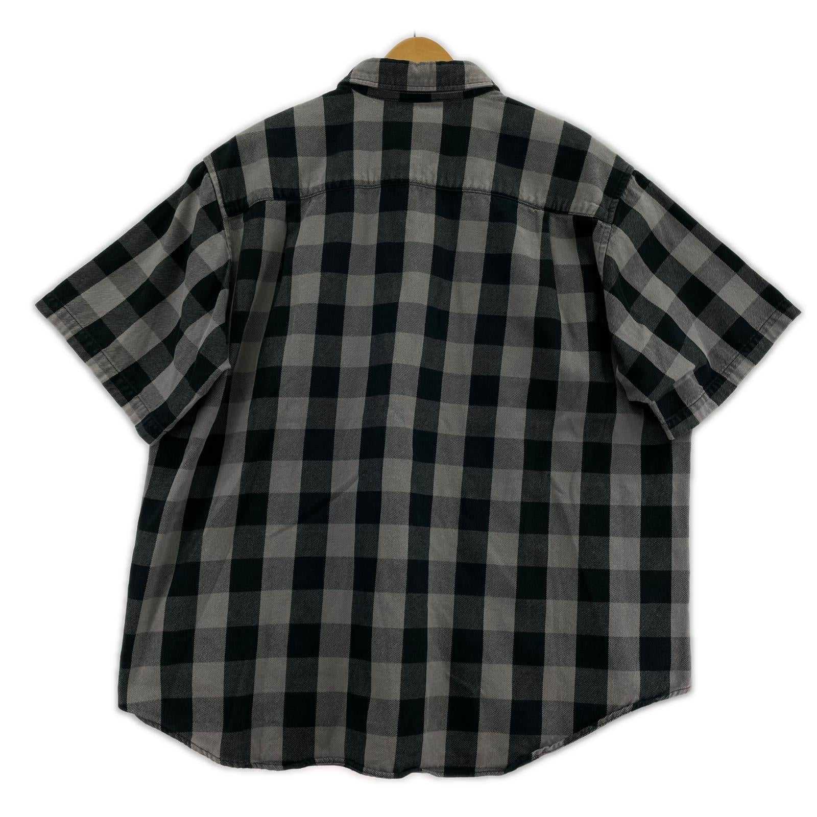 半袖シャツ NEIGHBORHOOD 03年 チェックシャツ DCNH-SH-07 黒グレー (M) M