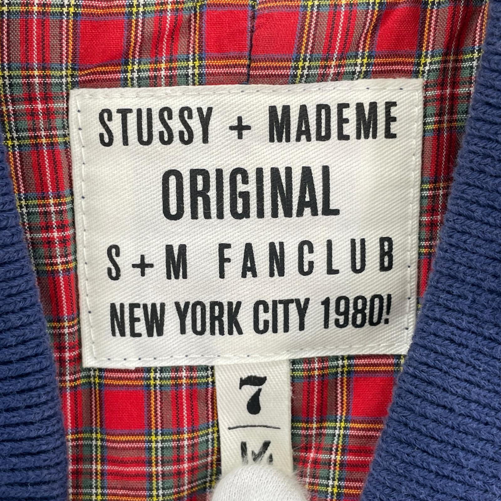 ブルゾン 00s STUSSY MADEME デニムMA-1 (M) M