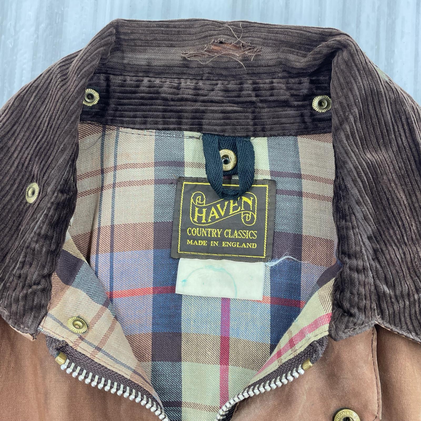 ジャケット HAVEN オイルドジャケット ブラウン