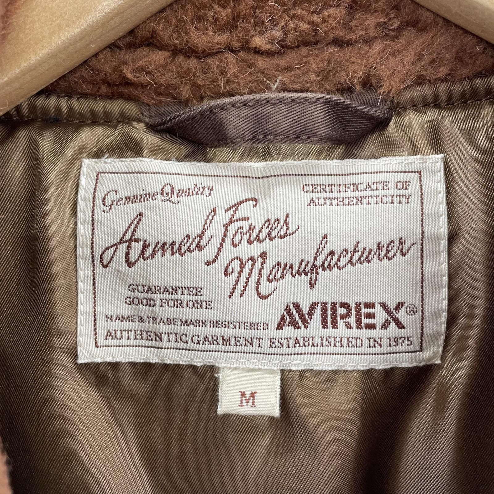 ジャケット AVIREX CORDUROY B-3 JACKET 783-3252074 茶 (M) M ブラウン
