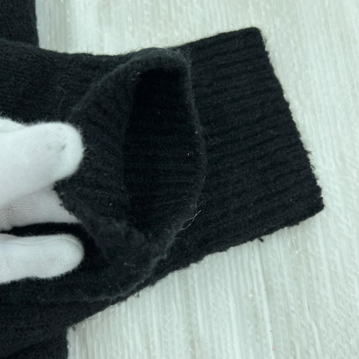 カーディガン ｱｸﾘﾙﾆｯﾄｶｰﾃﾞｨｶﾞﾝ ｾﾞﾌﾞﾗ M