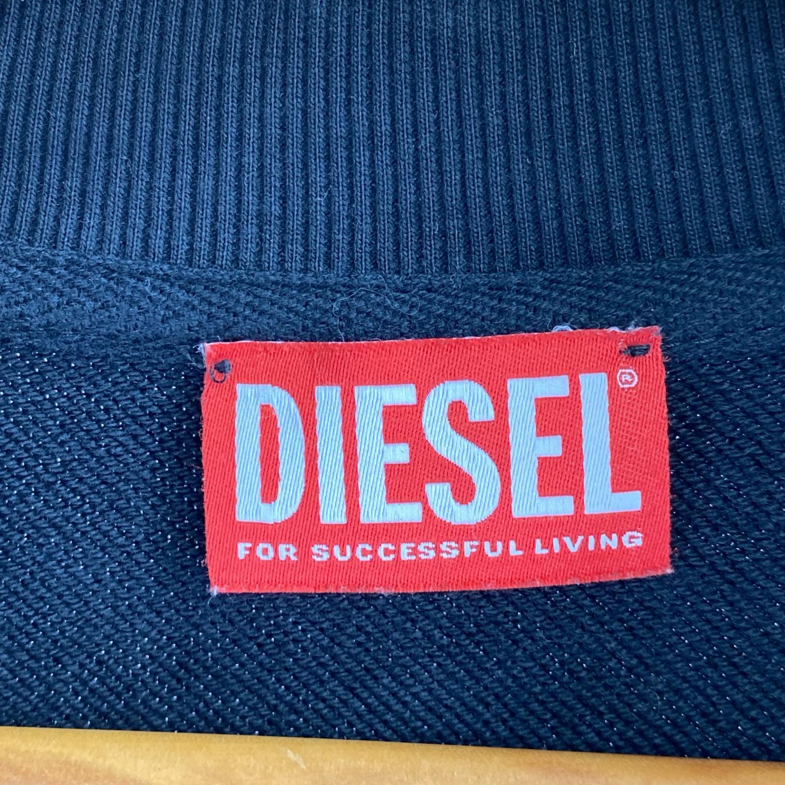 パーカー DIESEL S-GINNI-ZIP-OD 黒 (S) S ブラック