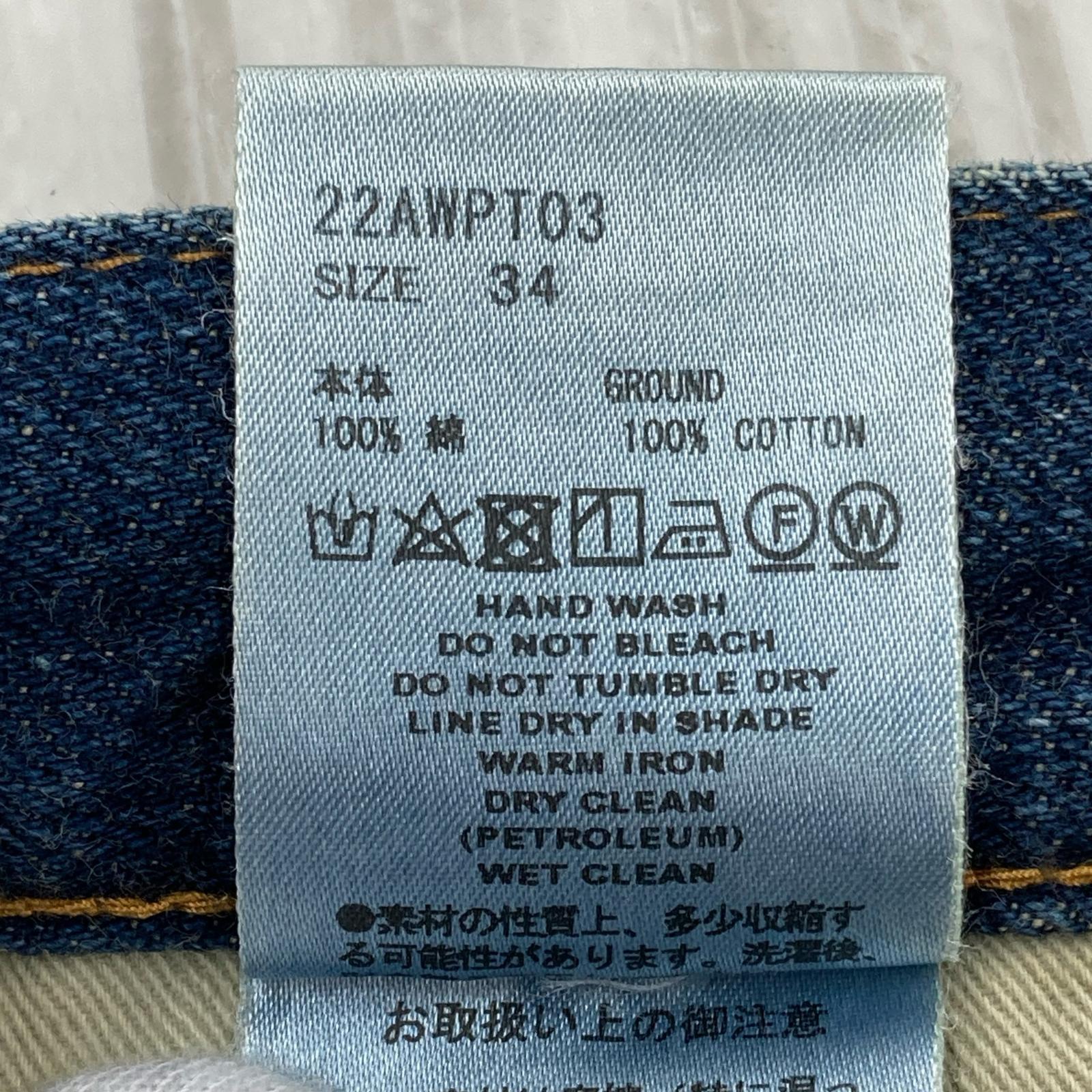 デニムパンツ MUSTY FADED CLASSIC DENIM PANTS 34