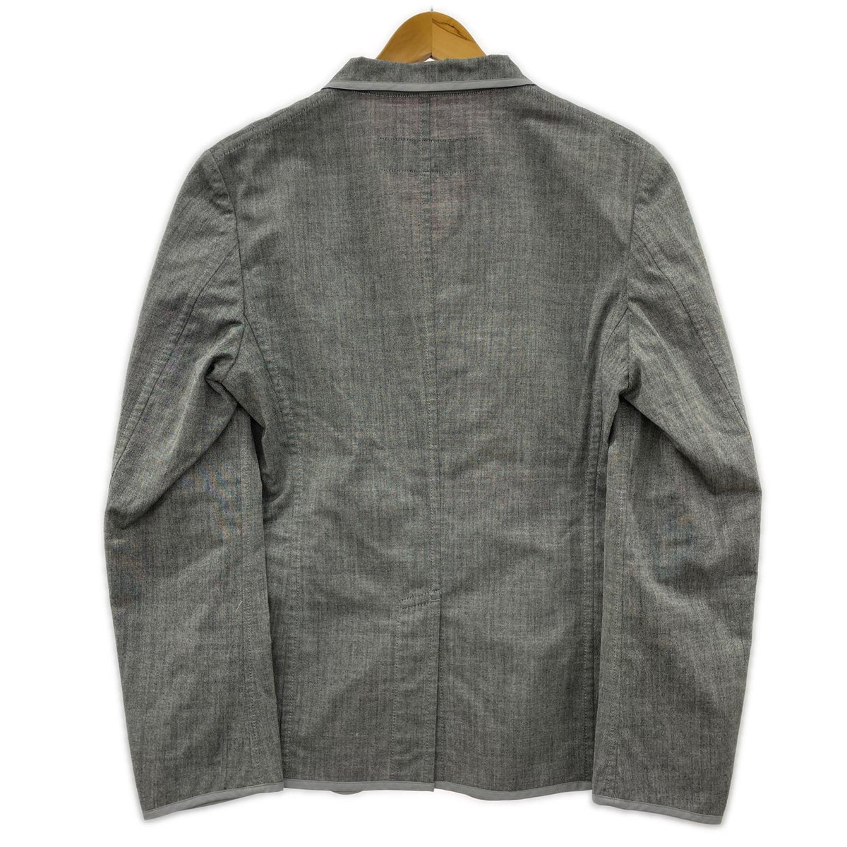 テーラードジャケット HOMME 裏地チェック SS SS グレー