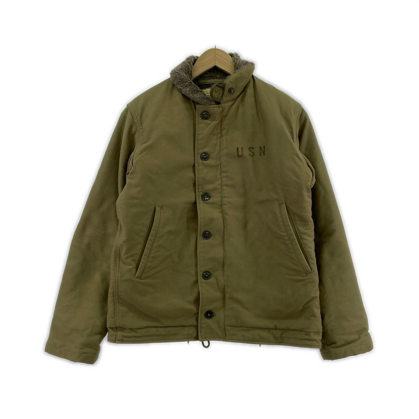 ジャケット Buzz Rickson's N-1 デッキジャケット BR11136 カーキ (M) M カーキ